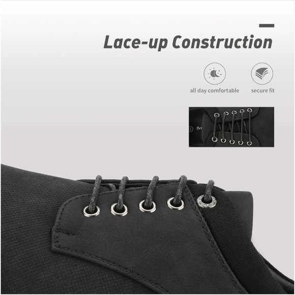 Bruno Marc Black  Mens lace up loafers 7 main image 12